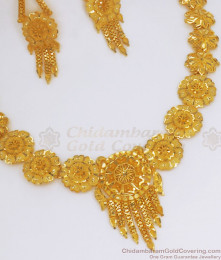 Buy Real Gold Tone Necklace Forming Collection Floral Design NCKN2736 Buy Real Gold Tone Necklace Forming Collection Floral Design NCKN2736