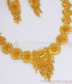 Beautiful Forming Gold Plated Necklace Earring Combo NCKN2737