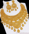 Charming Arabic Design Jodha Akbar Choker 2 Gram Gold Necklace Earring Set NCKN2746