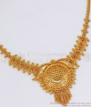 Floral Pendant One Gram Gold Plated Necklace Shop Online NCKN2753