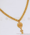 Stylish Gold Plated Necklace Ball Design Shop Online NCKN2754