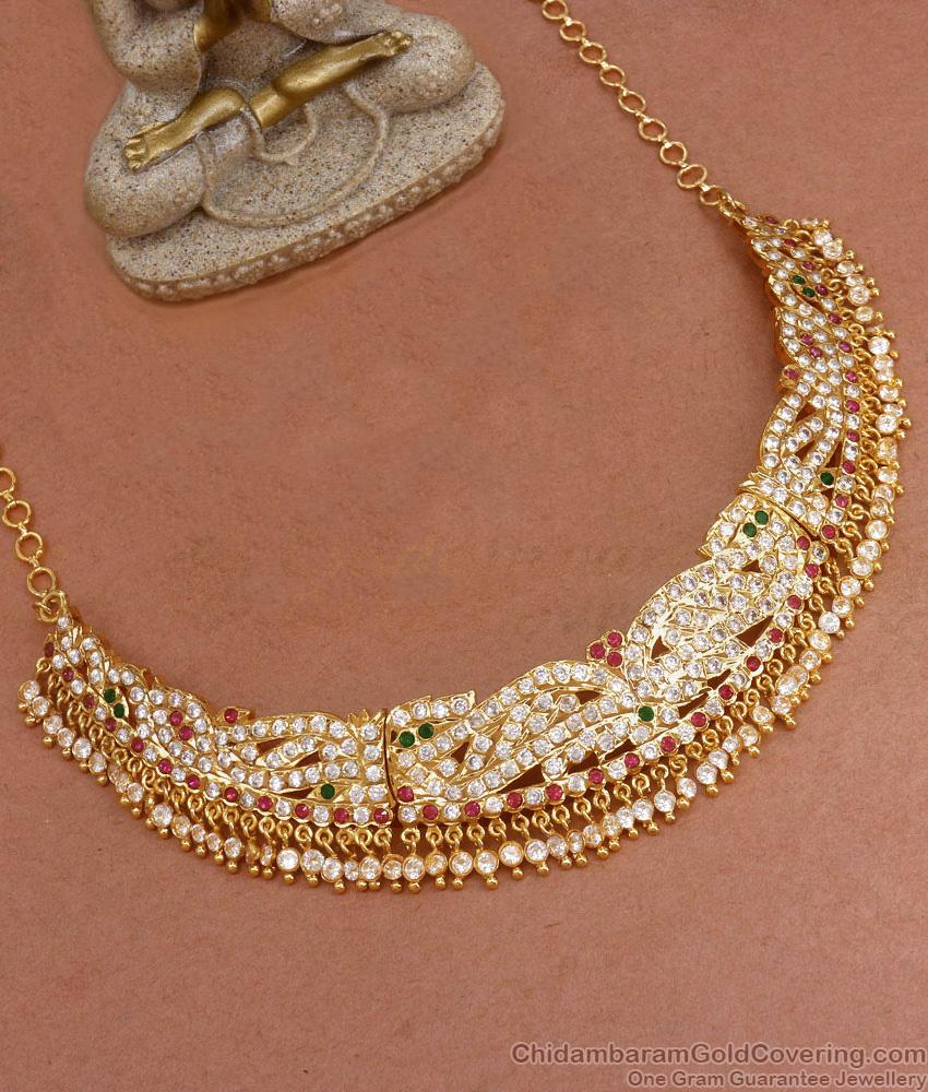 Grand Bridal Impon Choker Unique Pure Gati Stone Necklace NCKN2769 Grand Bridal Impon Choker Unique Pure Gati Stone Necklace NCKN2769