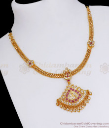 Premium Impon Pachaloha Necklace Gati Stone Attigai 5 Metal Jewelry NCKN2771 Premium Impon Pachaloha Necklace Gati Stone Attigai 5 Metal Jewelry NCKN2771