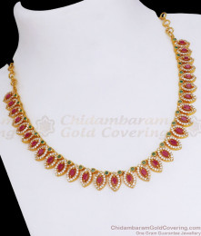 Diamond Necklace Collections One Gram Gold Design Buy Online NCKN2778 Diamond Necklace Collections One Gram Gold Design Buy Online NCKN2778