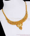 Calcutta Pattern Gold Plated Stone Necklace Shop Online NCKN2782