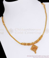 Simple One Gram Gold Necklace Collections Shop Online NCKN2797