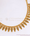 Luxurious Gold Look Necklace Unique Peridot Gemstone Pattern NCKN2819