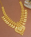 Traditional 2 Gram Gold Necklace Mango Pattern Bridal Jewelry Design NCKN2826