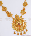 Latest 1 Gram Gold Necklace Floral Design Shop Online NCKN2848