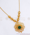 Daily Wear Gold Plated Necklace Palakka Stone Collection NCKN2850