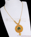 Latest Palakka Stone Gold Necklace Traditional Lakshmi Design NCKN2851