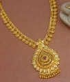 Artistic Single Stone Gold Plated Necklace Shop Online NCKN2862