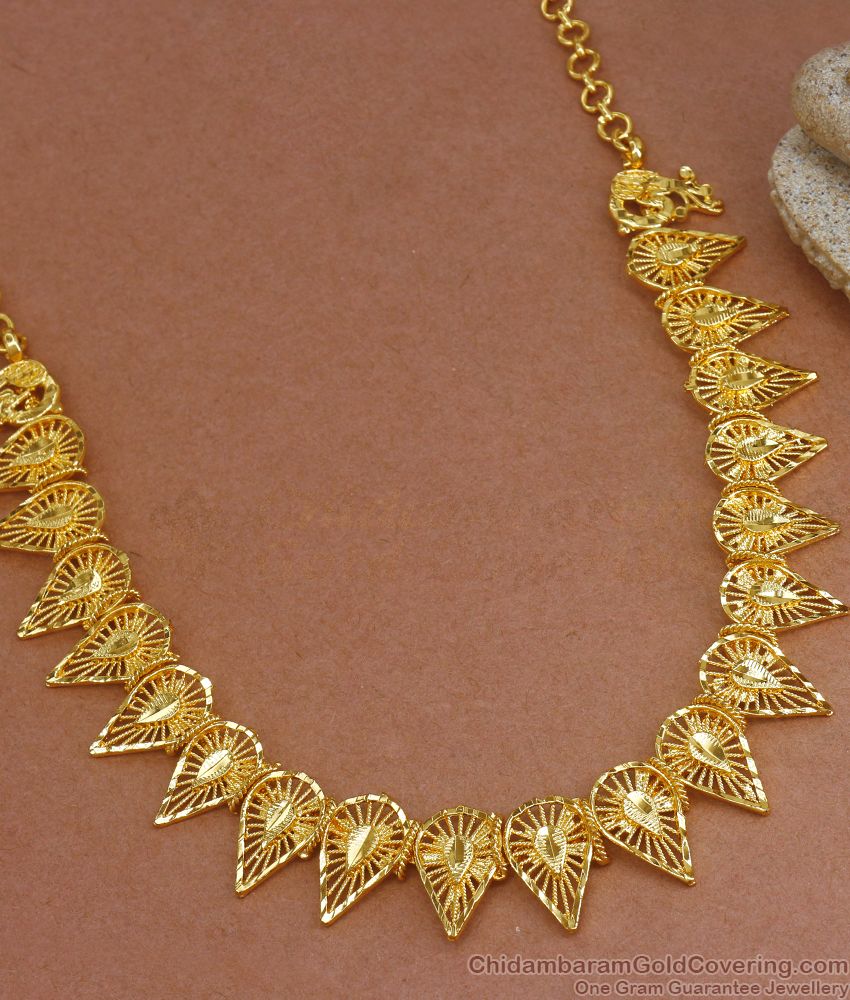 Trendy Party Wear Gold Plated Necklace Shop Online NCKN2866