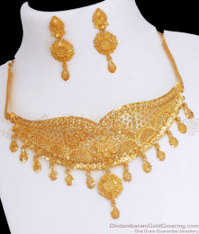 New Close Neck Forming Choker Necklace Bridal Combo NCKN2868 New Close Neck Forming Choker Necklace Bridal Combo NCKN2868