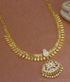 5 Metal Gold Plated Necklace Attigai Collections Impon Jewellery NCKN2870