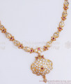 Premium Full Impon Necklace Ruby White Gati Stone Shop Online NCKN2871