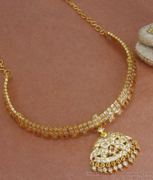 Grand Bridal Impon Attigai Necklace Collection Online NCKN2877 Grand Bridal Impon Attigai Necklace Collection Online NCKN2877