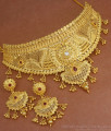 Jodha Akbar Choker Two Gram Gold Grand Choker Necklace Bridal Collection NCKN2884