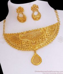 Unique South Indian Bridal Forming Choker Necklace Shop Online NCKN2895 Unique South Indian Bridal Forming Choker Necklace Shop Online NCKN2895