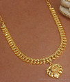 Trendy Calcutta Pattern Gold Plated Necklace Shop Online NCKN2896