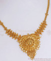 Bridal One Gram Gold Necklace Floral Design NCKN2900