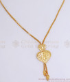Triple Shade Heart Pattern Gold Plated Necklace Shop Online NCKN2906