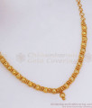 Plain One Gram Gold Beaded Necklace Shop Online NCKN2908