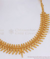 Kerala Tradition Gold Plated Necklace Mullaipoo Pattern NCKN2909