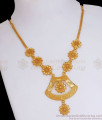 Unique Gold Imitation Necklace Bridal Wear Collections NCKN2921