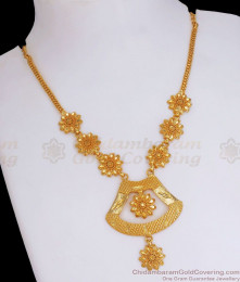 Unique Gold Imitation Necklace Bridal Wear Collections NCKN2921 Unique Gold Imitation Necklace Bridal Wear Collections NCKN2921
