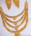 Grand 2 Gram Gold Necklace 4 Line Bridal Collection Shop Online NCKN2926