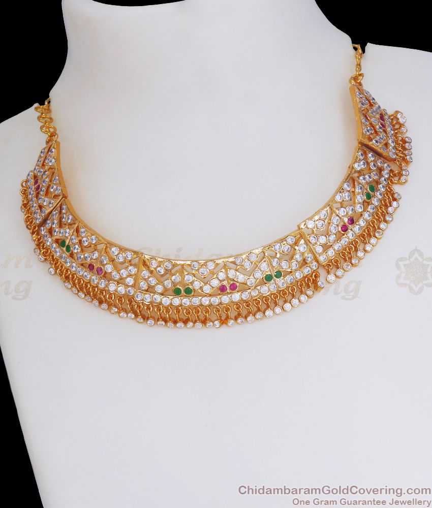 Grand Impon Choker Necklace Collection For Wedding NCKN2935