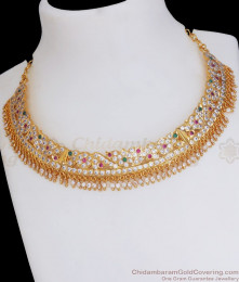 First Quality Impon Choker Necklace Bridal Collection NCKN2936 First Quality Impon Choker Necklace Bridal Collection NCKN2936