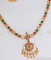 Gati Stone Impon Necklace With Earring Combo Collection NCKN2937