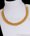 Latest Gold Plated Necklace Mullaipoo Pattern Shop Online NCKN2938