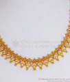 Regular Use Gold Imitation Mullai Necklace Shop Online NCKN2940