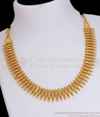 One Gram Gold Necklace Mullaipoo 3 Line Design Shop Online NCKN2941 One Gram Gold Necklace Mullaipoo 3 Line Design Shop Online NCKN2941