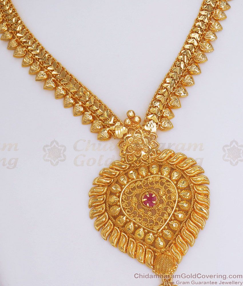Gorgeous Heart Design 1 Gram Gold Necklace Collections NCKN2951 Gorgeous Heart Design 1 Gram Gold Necklace Collections NCKN2951