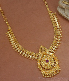 Premium Gold Imitation Necklace Mullaipoo Kerala Bridal Designs NCKN2954 Premium Gold Imitation Necklace Mullaipoo Kerala Bridal Designs NCKN2954