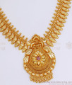 Festival Collections Gold Necklace Ruby Stone Design NCKN2955