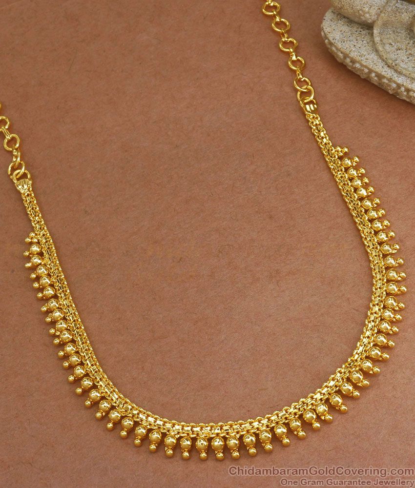 Traditional Gold Plated Necklace Buy Online NCKN2956