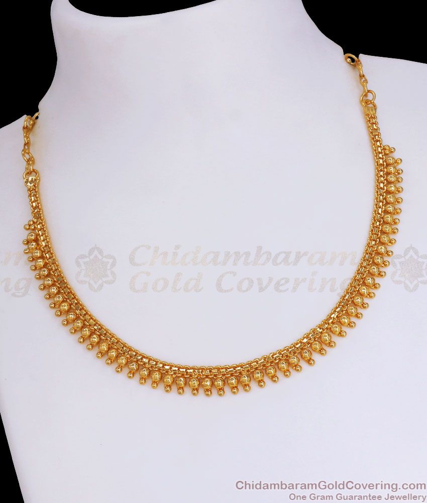 Traditional Gold Plated Necklace Buy Online NCKN2956