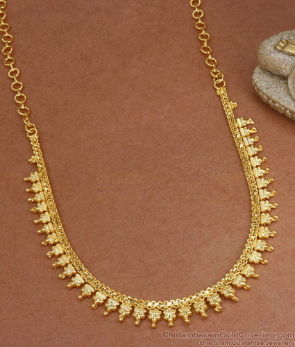 Gold on sale short necklace