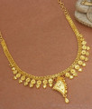 Light Weight Two Gram Gold Necklace Enamel Pattern Shop Online NCKN2982