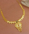 Bridal Design Forming Gold Necklace Enamel Pattern Shop Online NCKN2983