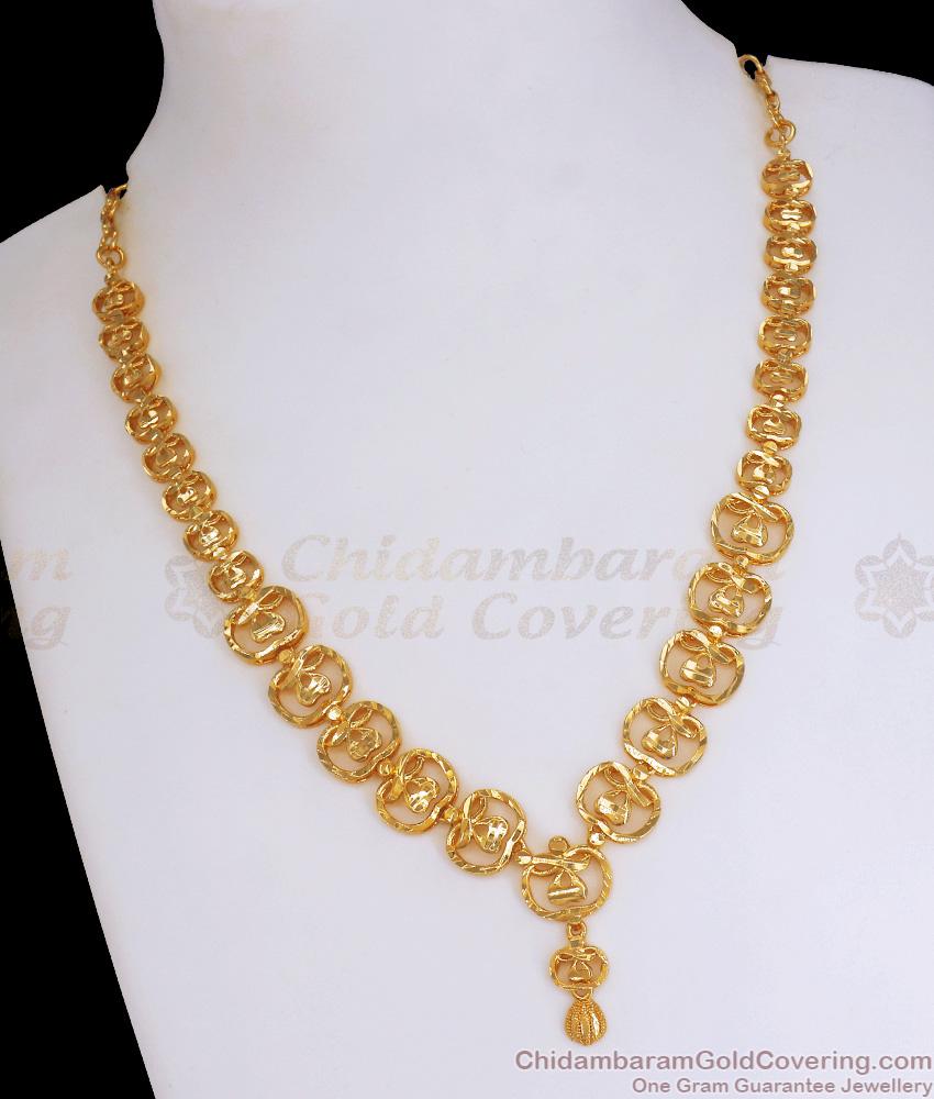 Trendy Arabic Design Gold Imitation Necklace At Affordable Price NCKN2987