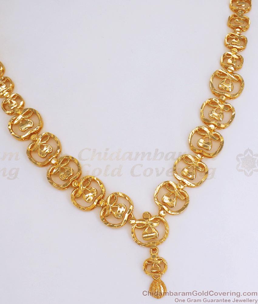Trendy Arabic Design Gold Imitation Necklace At Affordable Price NCKN2987
