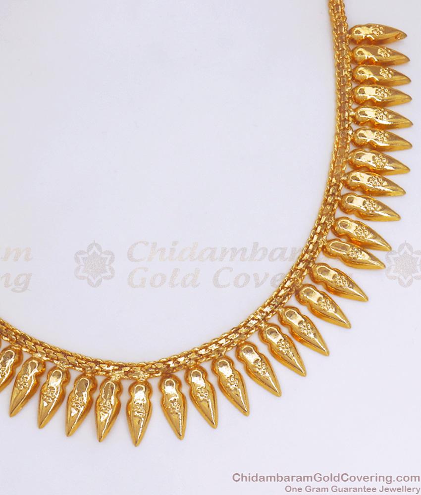 Buy One Gram Gold Mullaipoo Kerala Necklace Designs Online NCKN2988