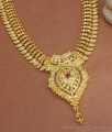 Real Gold Tone Necklace Heavy Designs Bridal Collections NCKN2992