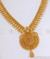 Kerala Pattern Gold Plated Necklace Mullaipoo Necklace Shop Online NCKN2994